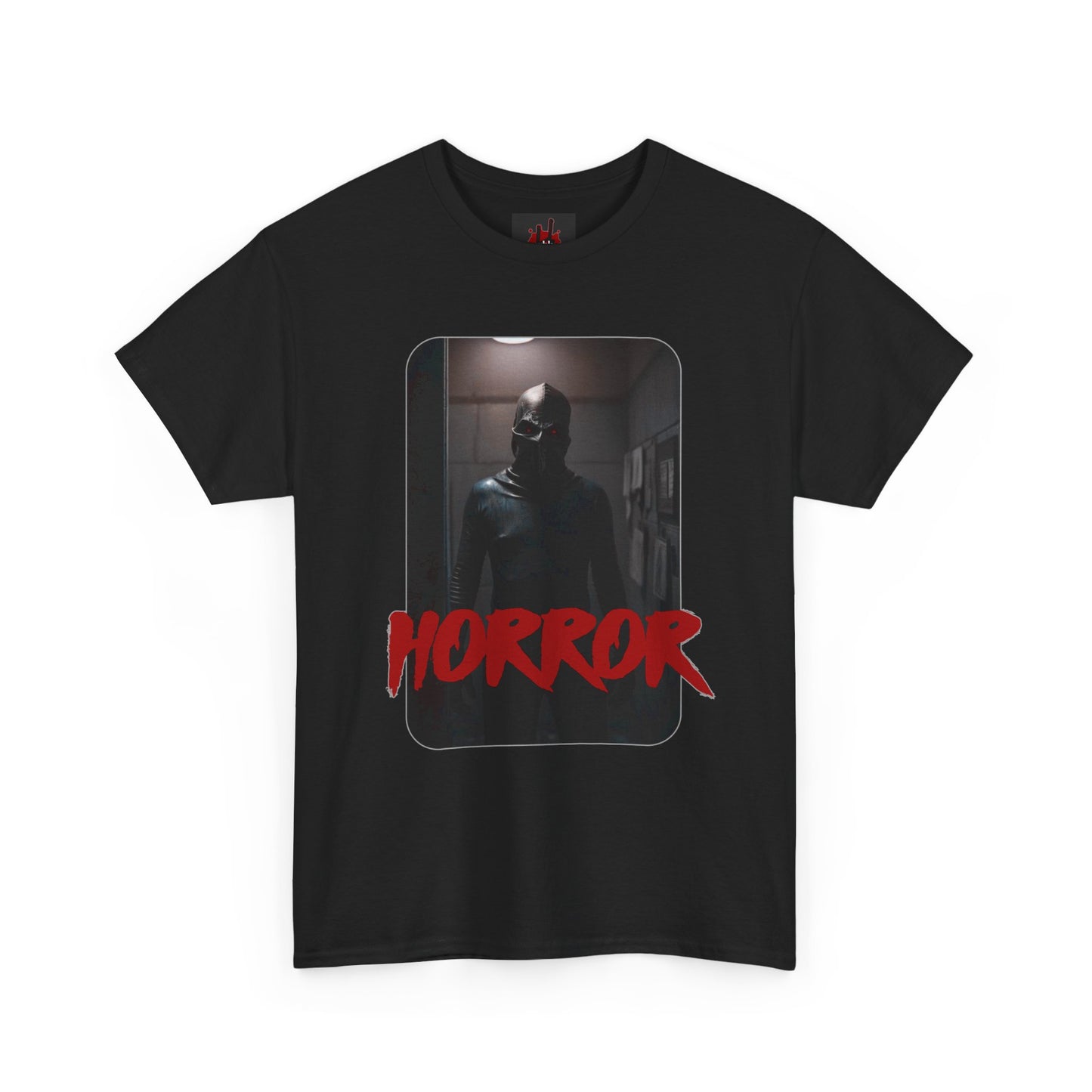 Horror-Themed Unisex Heavy Cotton Tee for Halloween and Horror Movie Fans