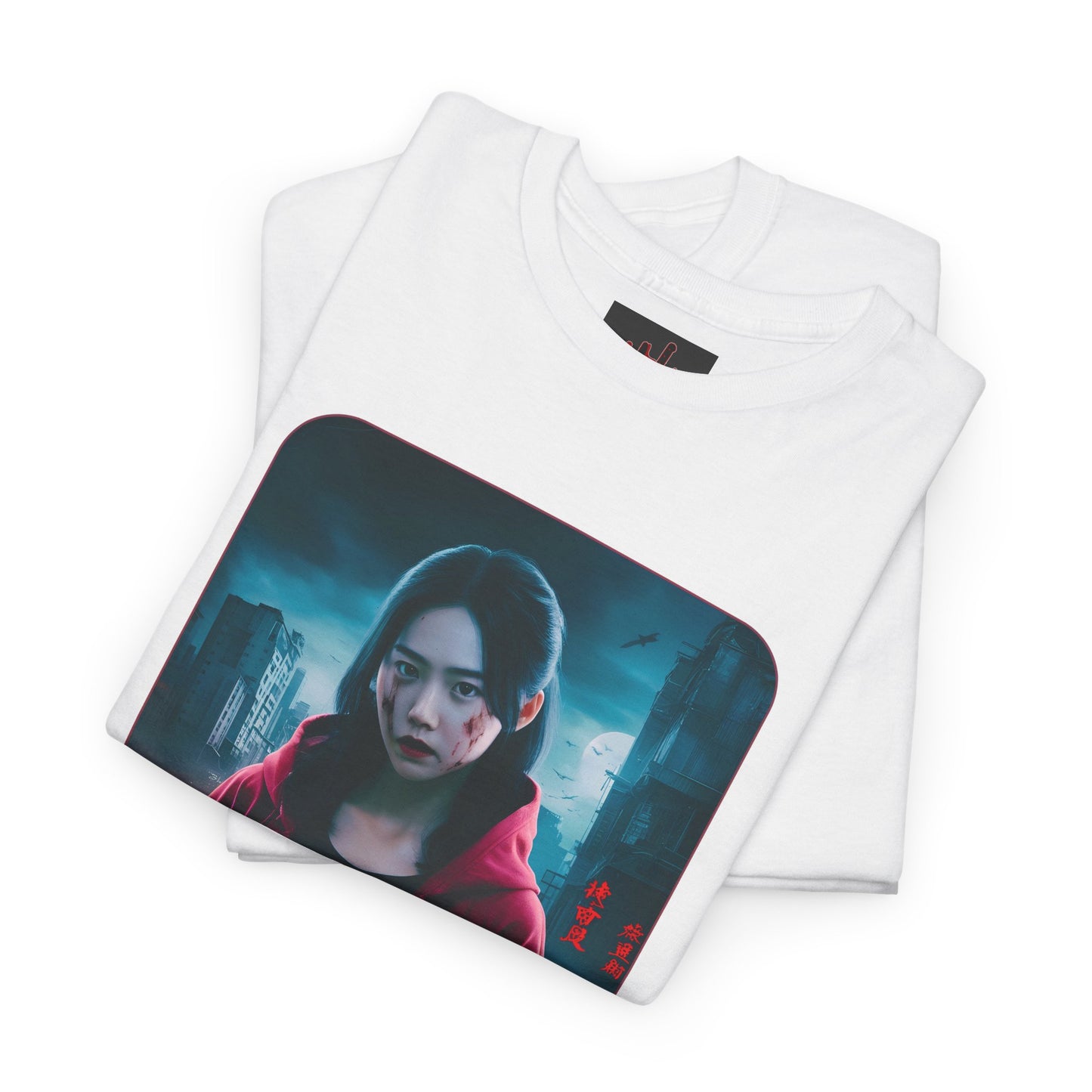 Final Girl Energy Unisex Heavy Cotton Tee - Horror Fan Shirt