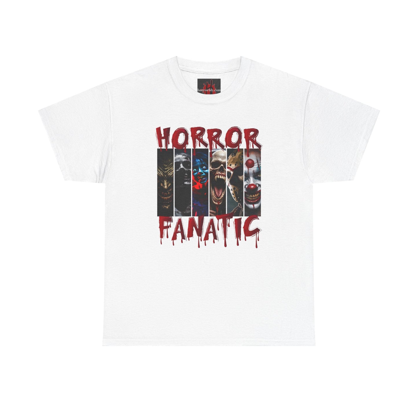 Horror Fanatic Unisex Heavy Cotton Tee - Perfect for Halloween and Horror Lovers