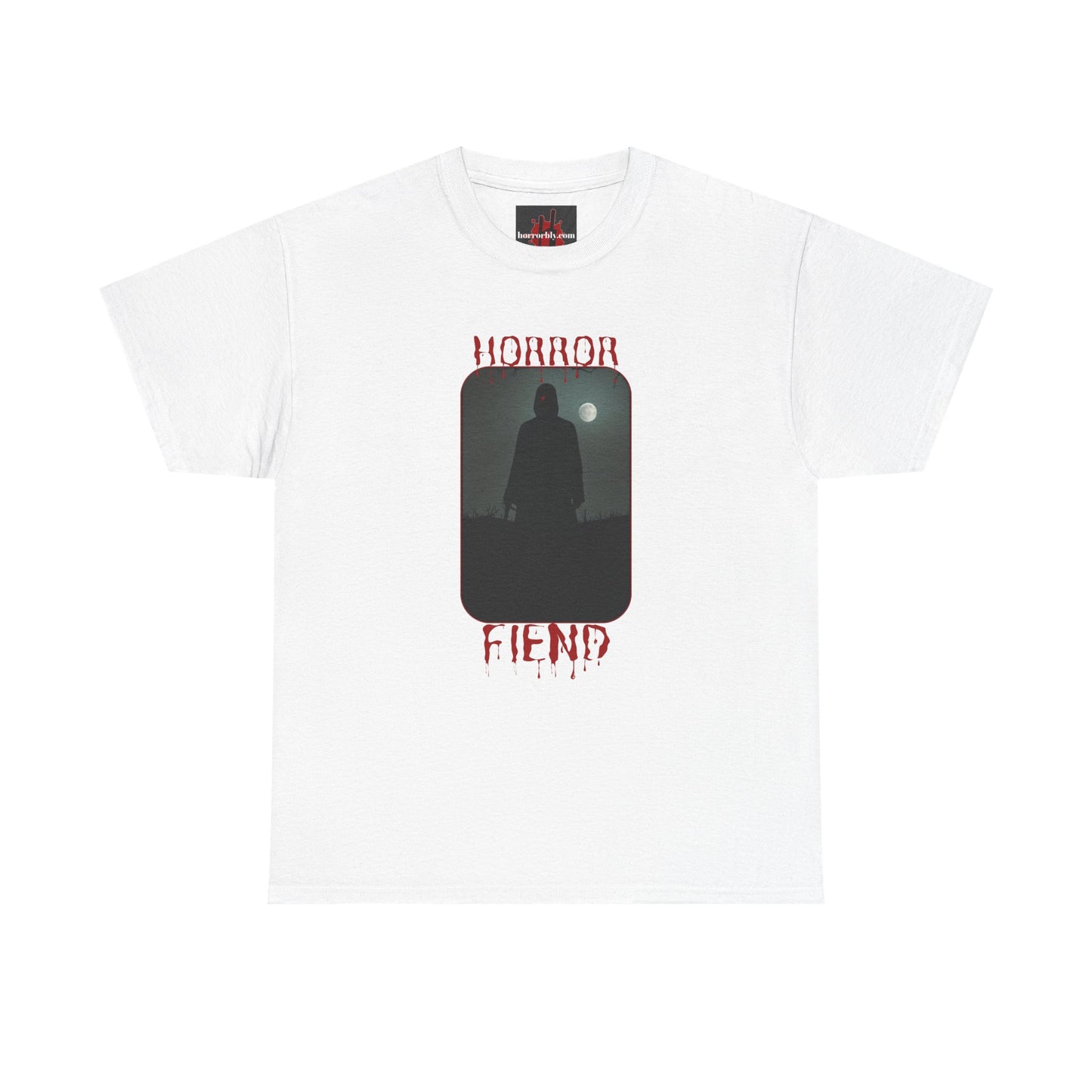Horror Fiend Unisex Heavy Cotton Tee - Perfect for Halloween and Horror Lovers
