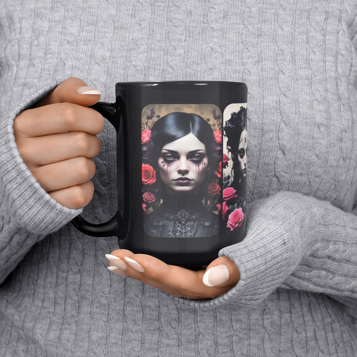 Floral_Goth_Girl_15oz_Ceramic_Mug_Lifestyle_LH_Chest_Mockup.png