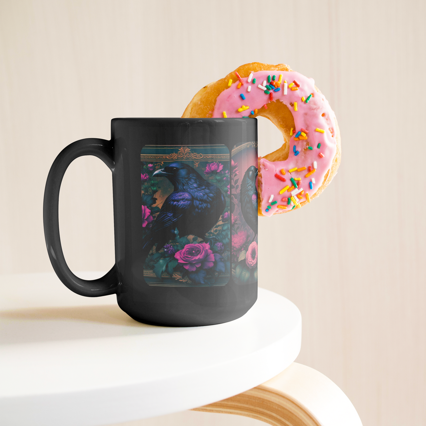 Goth_Crow_Mug_15oz_Dishwasher_and_Micr_Lifestyle_Donut_LH_Mockup.png