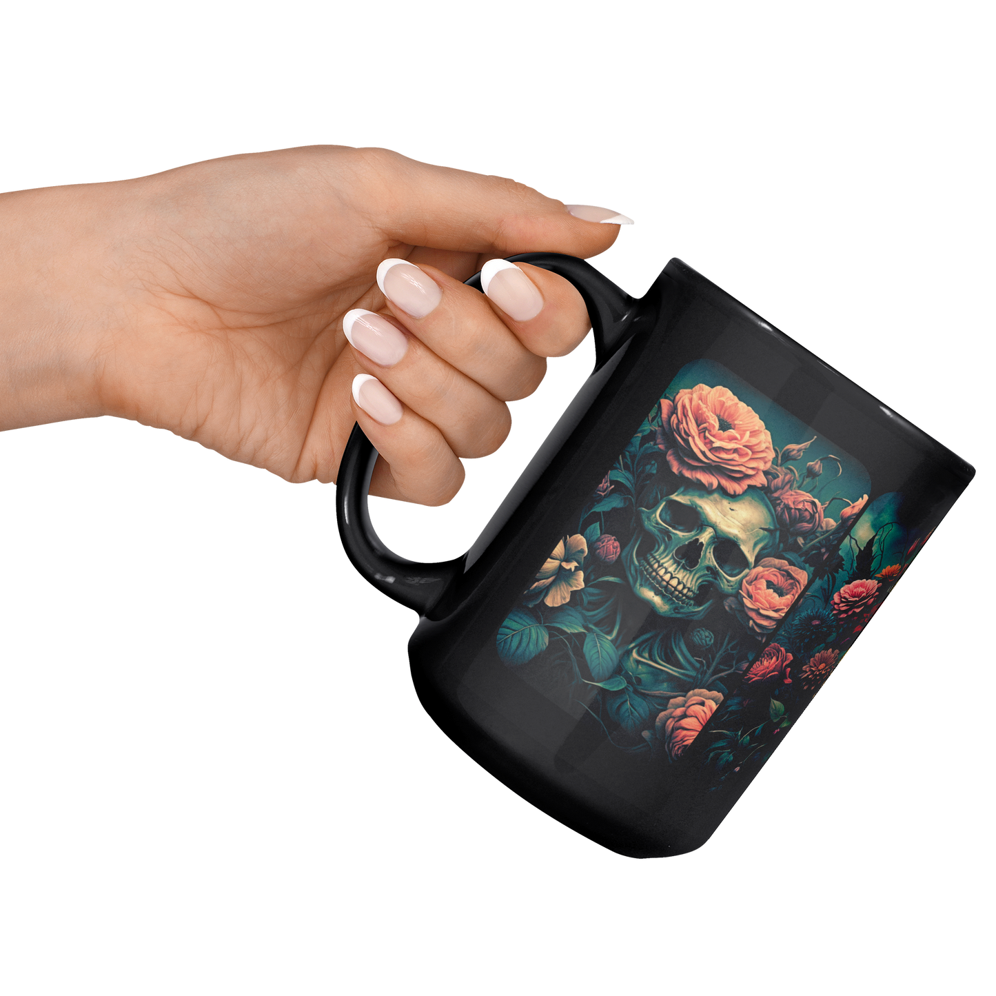 Horror_Skull_and_Floral_Ceramic_Mugs_Ce_Lifestyle_LH_Raised_Angle_Mockup.png