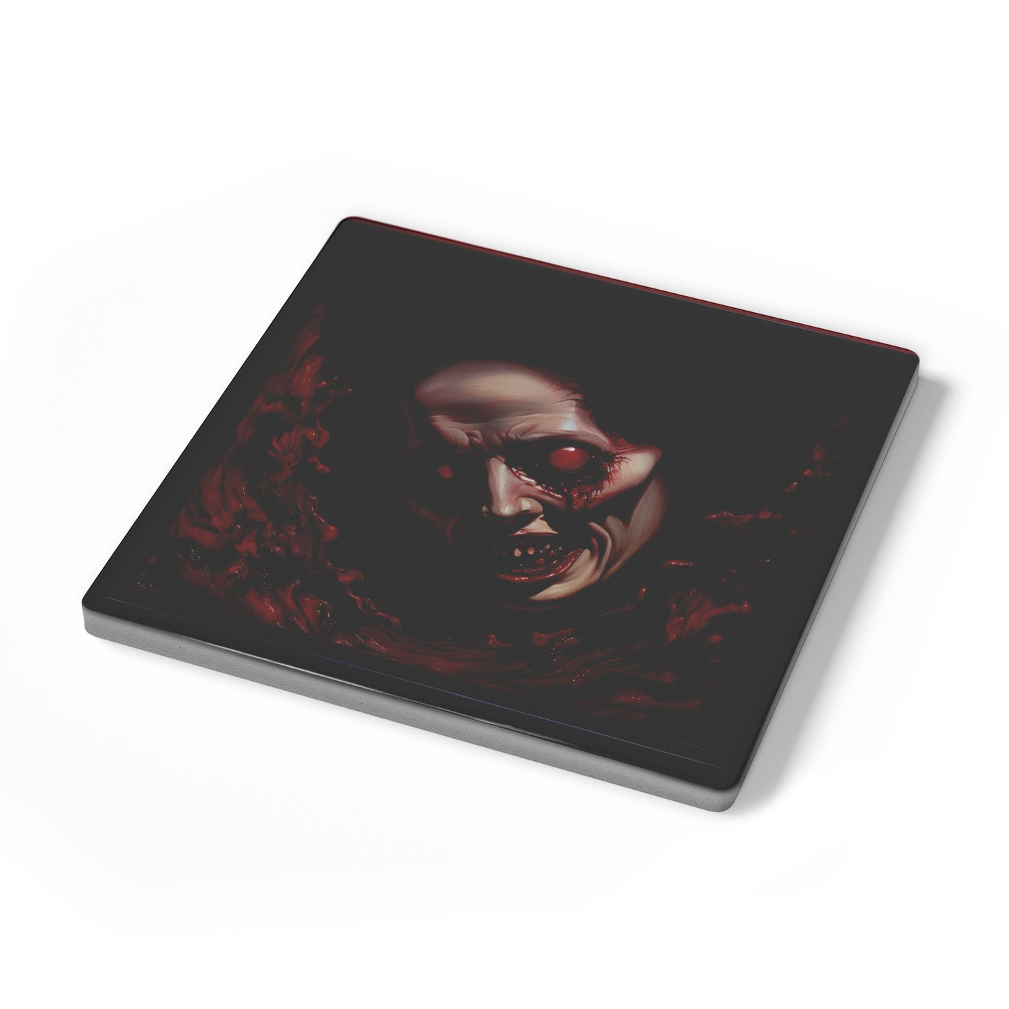 Red Eyed Zombie Horror Coasters