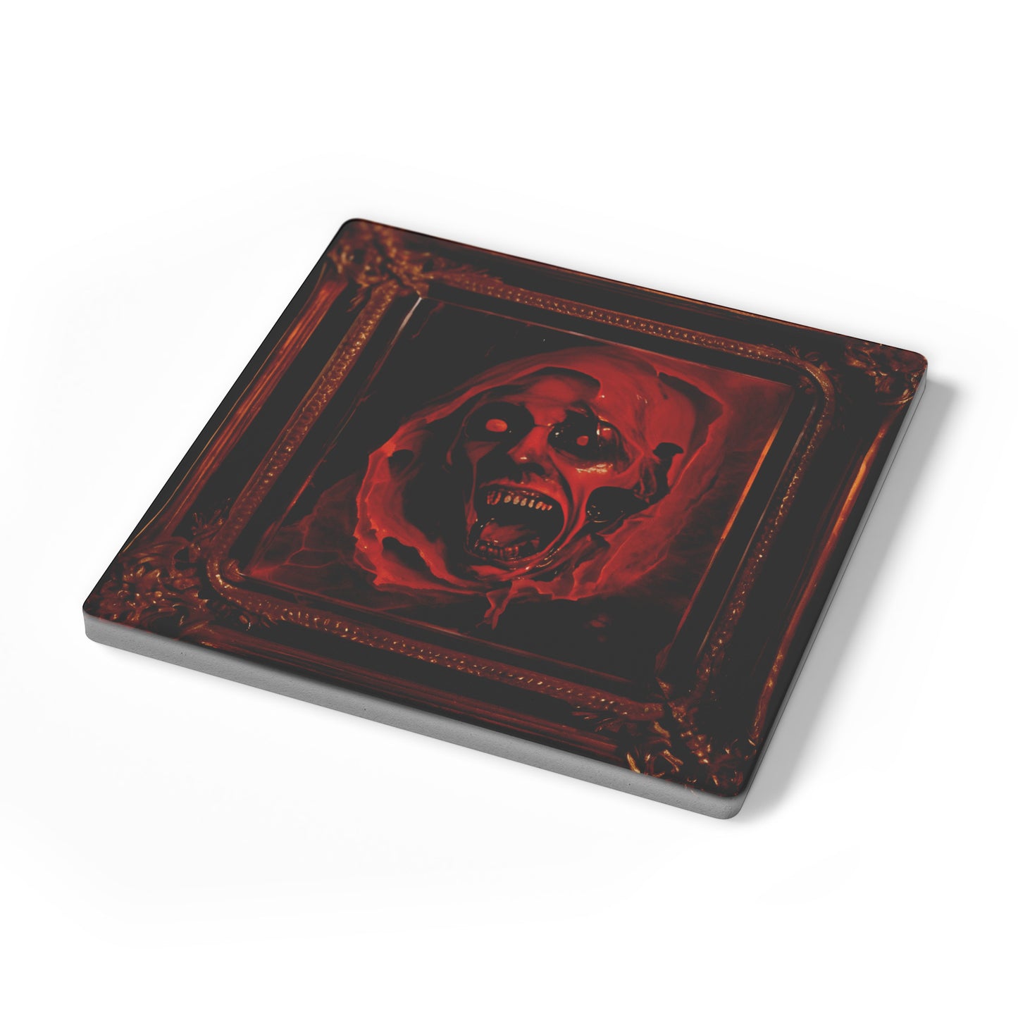 Red Gore Horror Coasters, Set of 4
