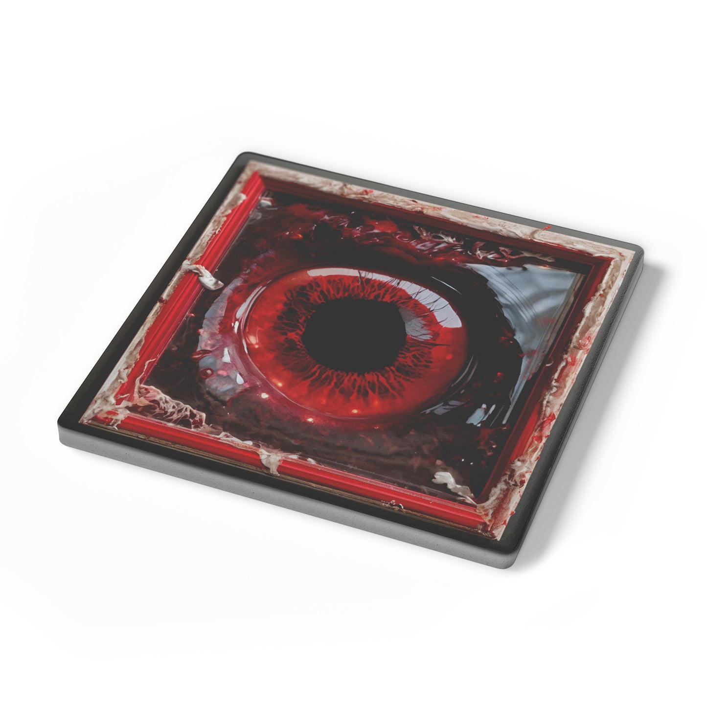 Scary Eyeball Gore Horror Coasters, Set of 4