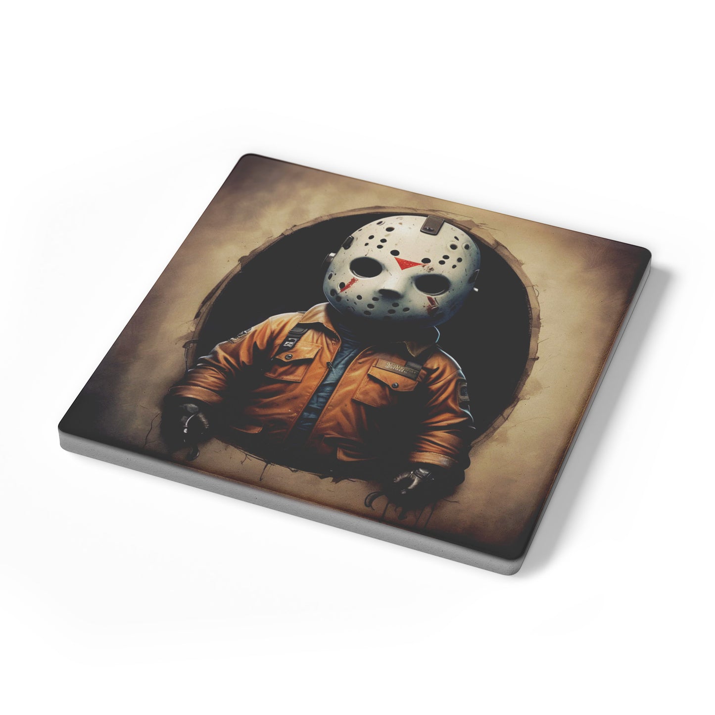 Young Voorhees Character Coaster Fan Art, Set of 4