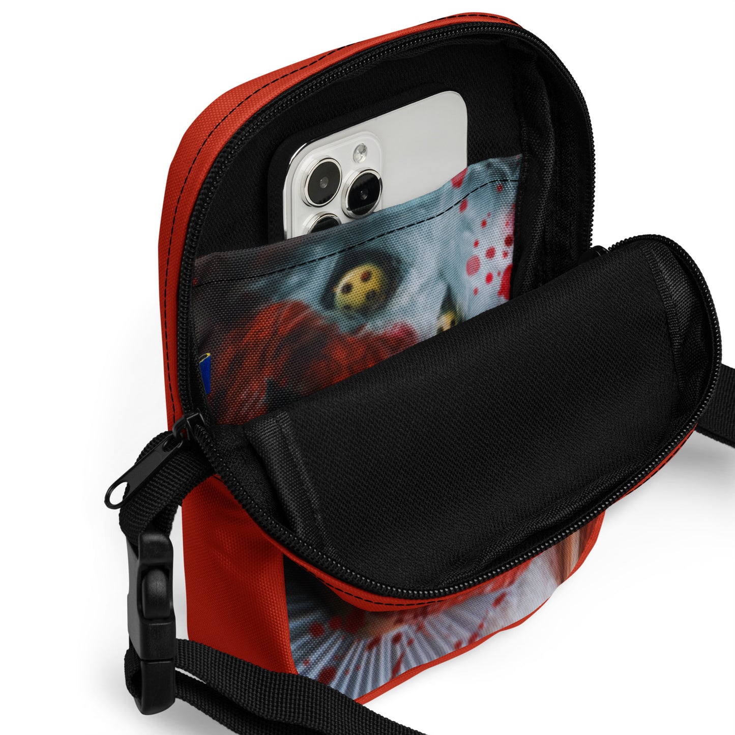 Horror Crossbody Bags Spooky Halloween Accessory Sinister Rabbit Bag Creepy Crossbody Bags