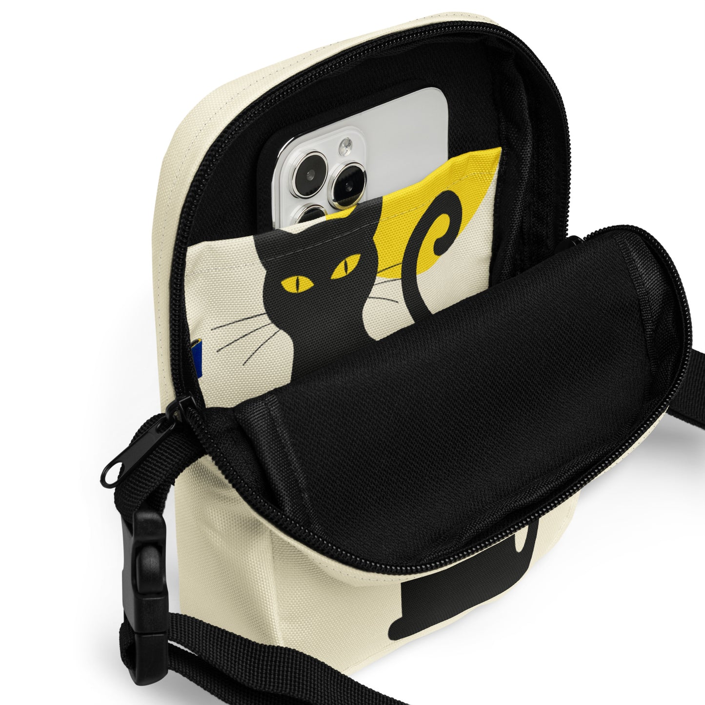 Halloween Bag Vintage Black Cat Purse Halloween Bag for Witches Witchy Crossbody Halloween Bags