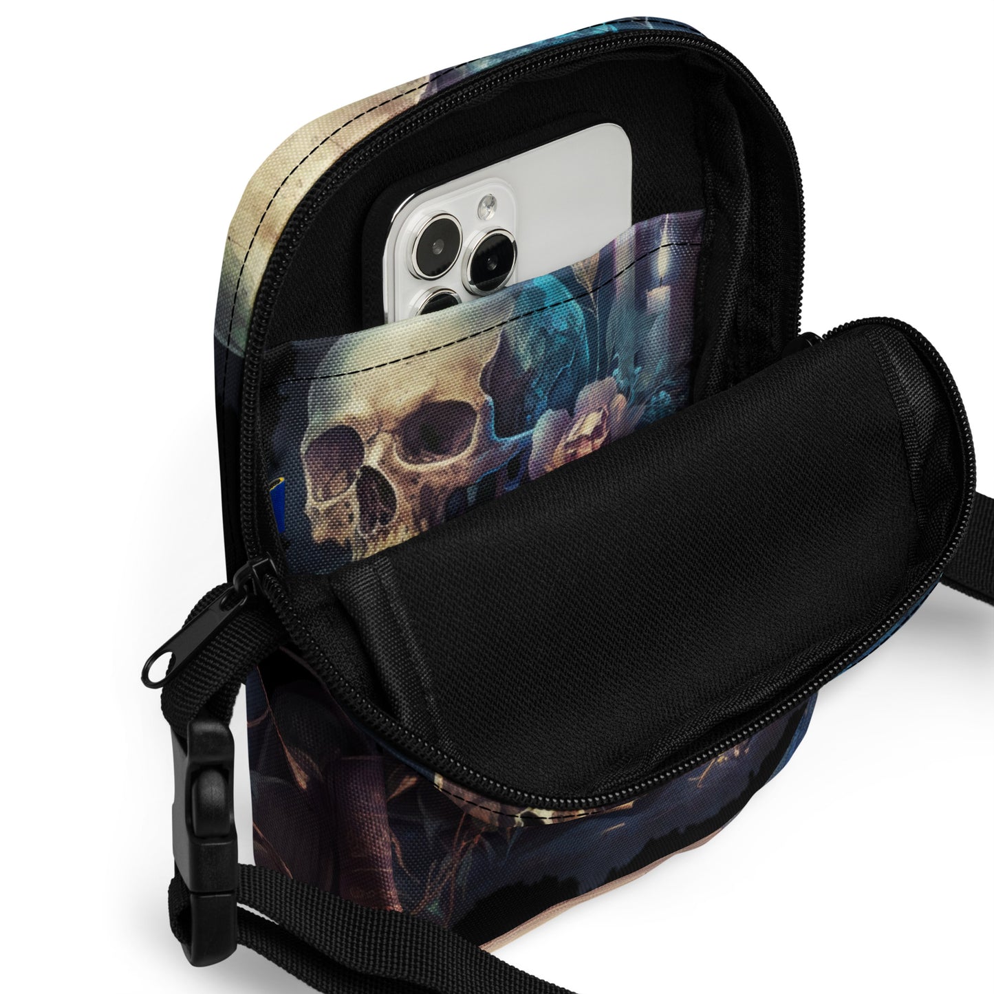 Skull Crossbody Bag Dark Academia Crossbody Bag Halloween Accessory Tote for Halloween