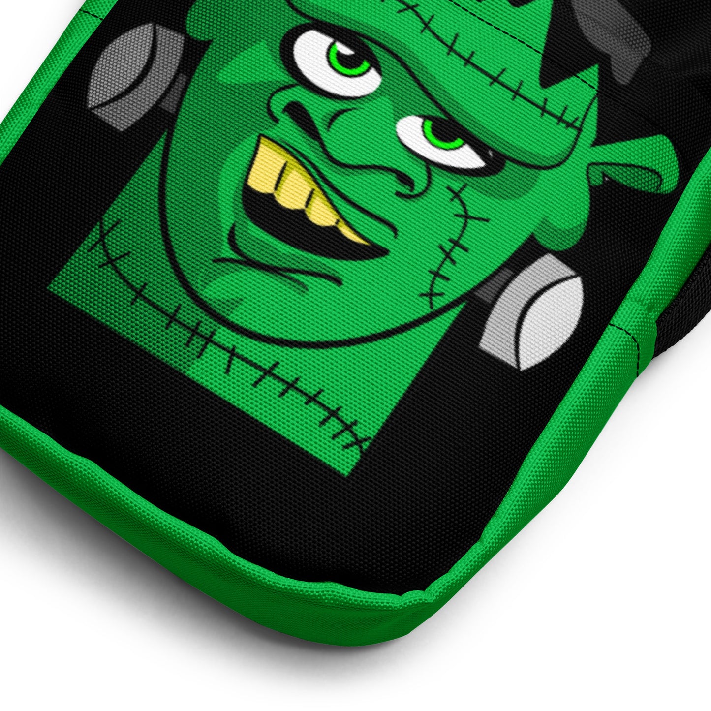 Frankenstein Monster Crossbody Bag Cute Halloween Accessory Trick or Treat Bag for Kids Fun Crossbody Bag