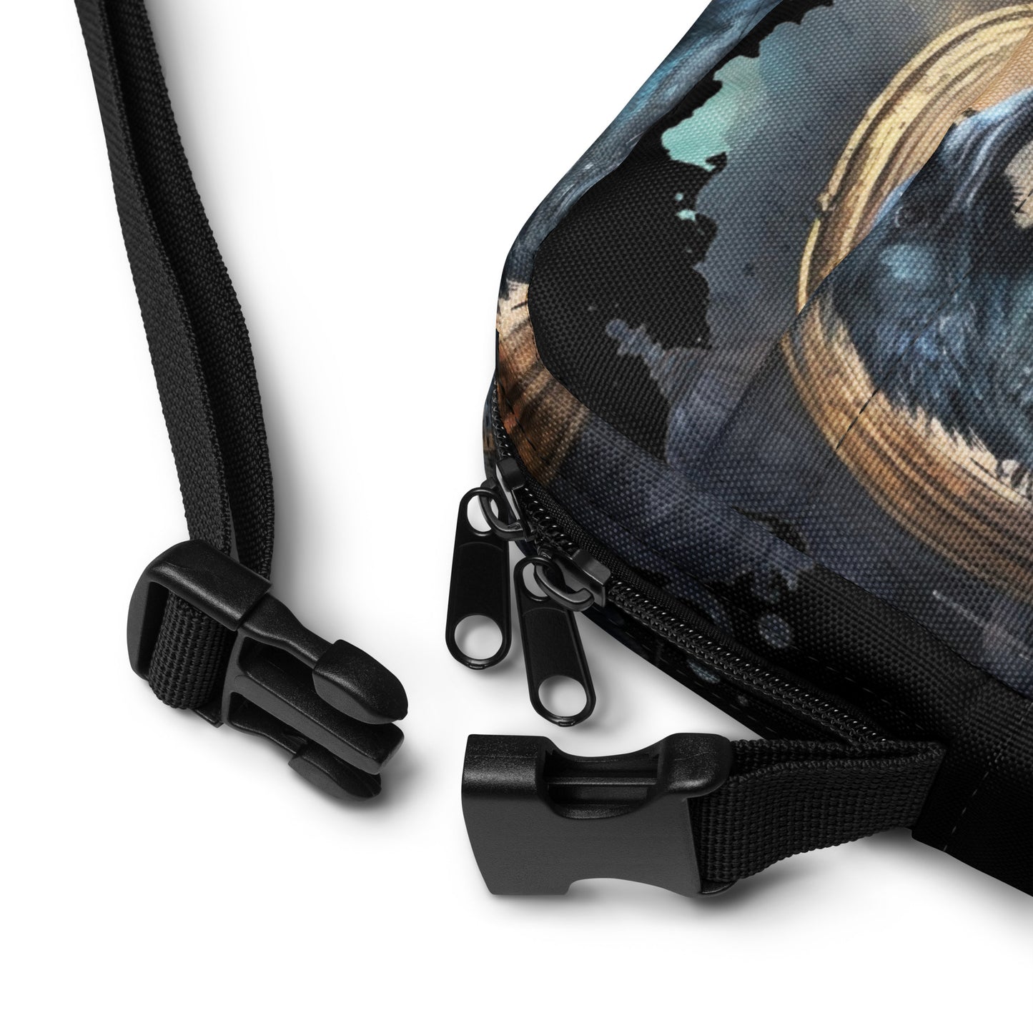 Goth Crossbody Bag Dark Academia Purse Goth Halloween Accessory Bag with Raven Black Crow Crossbody