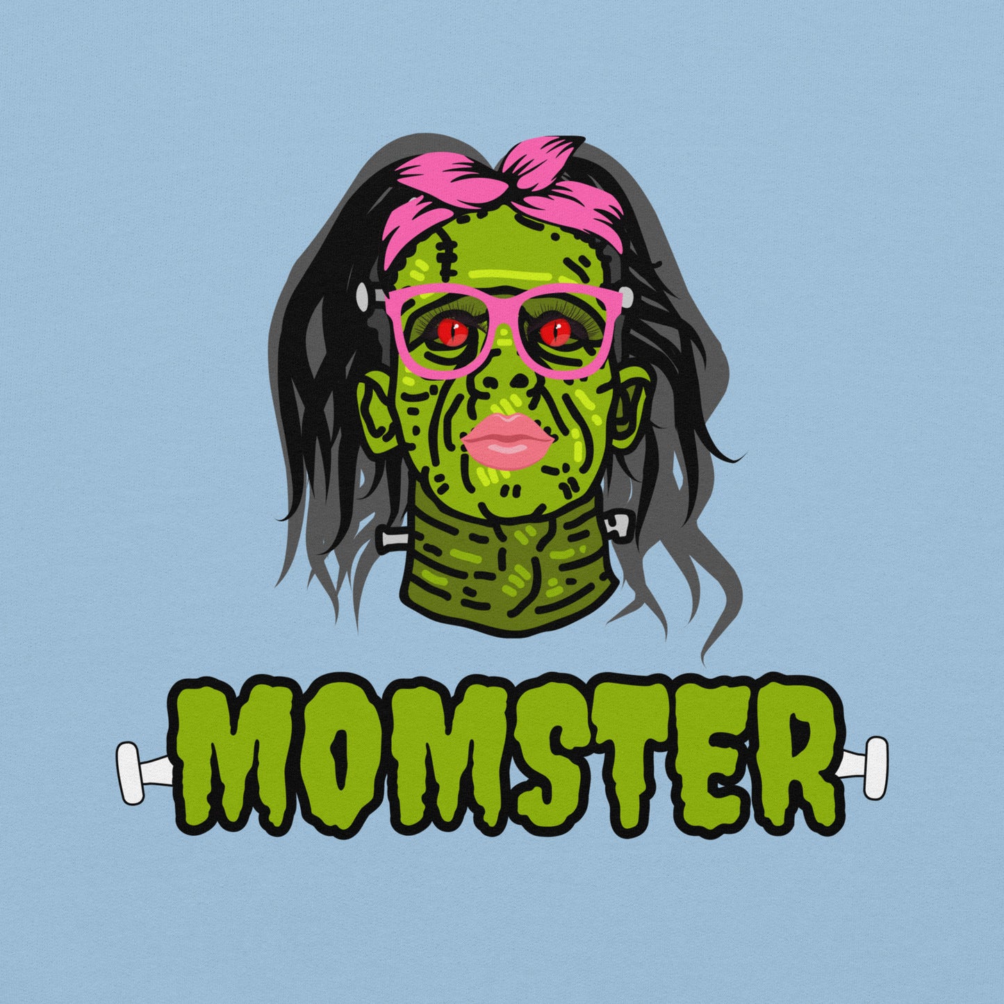 Momster Hoodie | 50/50 Cotton/Polyester Halloween Hoodie