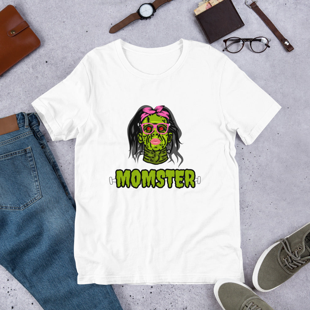 Momster T-shirt for Mothers | Halloween Tee for Mom | Cute Halloween T-shirt | Exclusive Halloween Tshirt