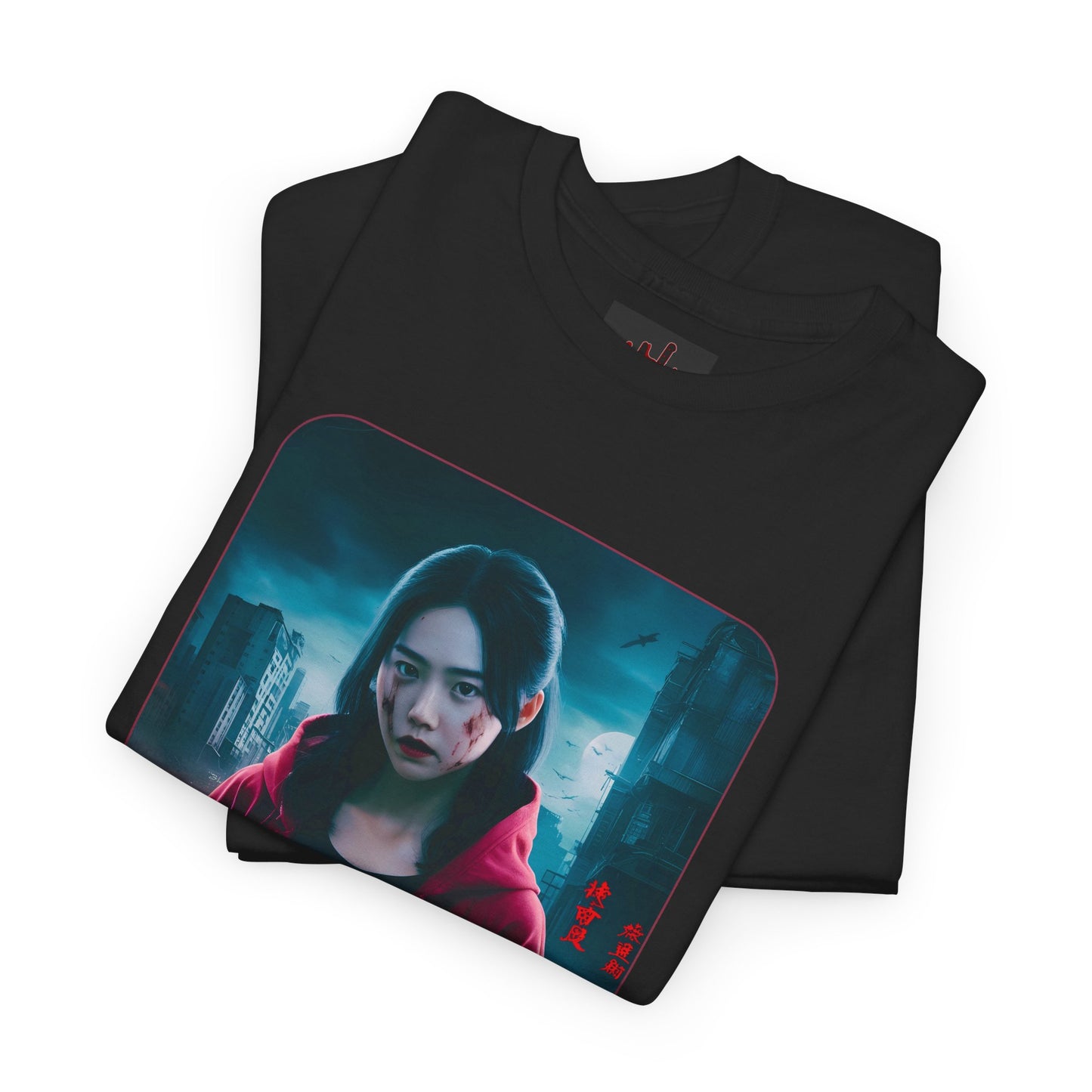 Final Girl Energy Unisex Heavy Cotton Tee - Horror Fan Shirt