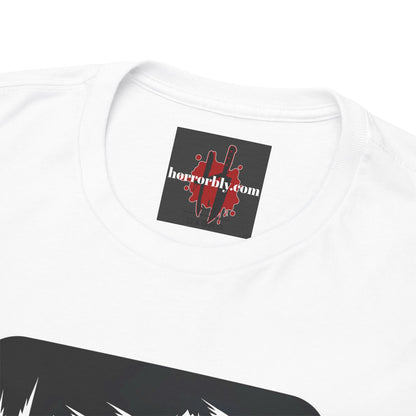 Horror Fiend Unisex Heavy Cotton Tee - Spooktacular Graphic Tee for Horror Enthusiasts