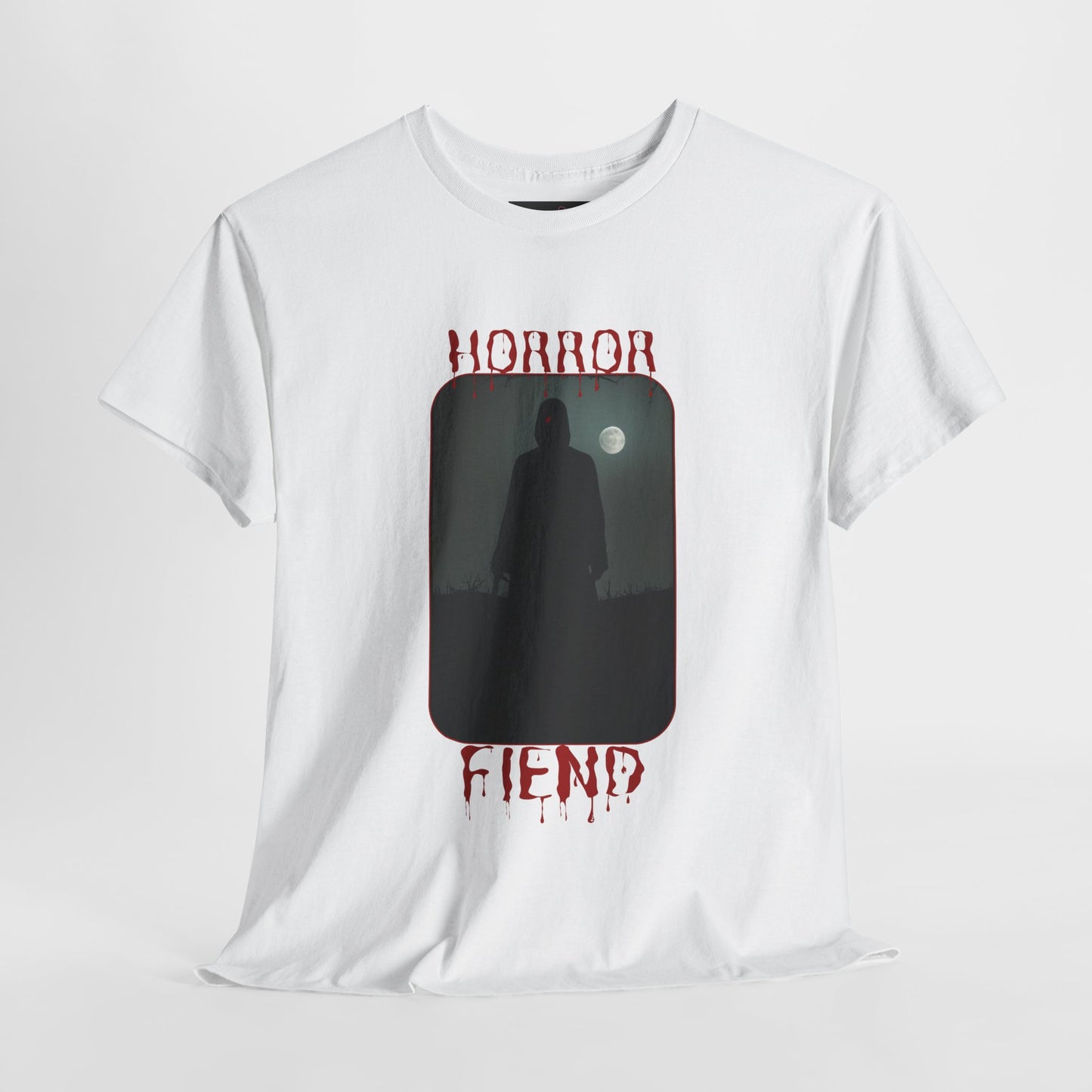 Horror Fiend Unisex Heavy Cotton Tee - Perfect for Halloween and Horror Lovers