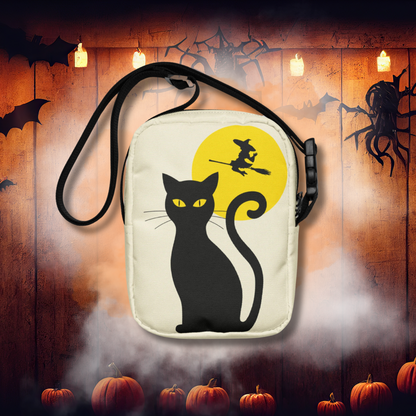 Halloween Bag Vintage Black Cat Purse Halloween Bag for Witches Witchy Crossbody Halloween Bags