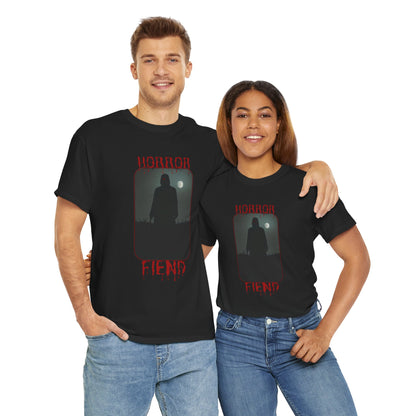 Horror Fiend Unisex Heavy Cotton Tee - Perfect for Halloween and Horror Lovers