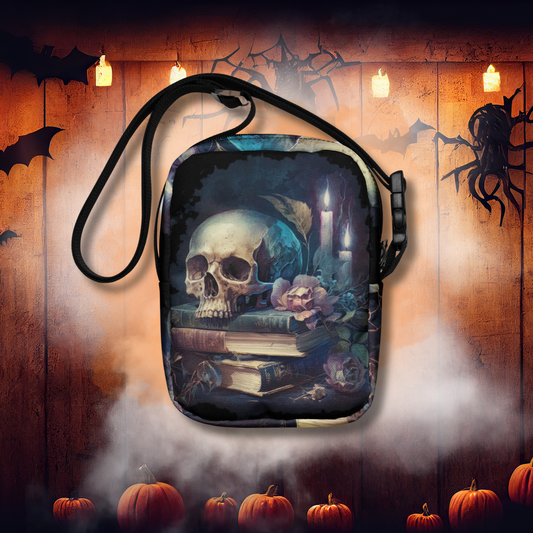 Skull Crossbody Bag Dark Academia Crossbody Bag Halloween Accessory Tote for Halloween