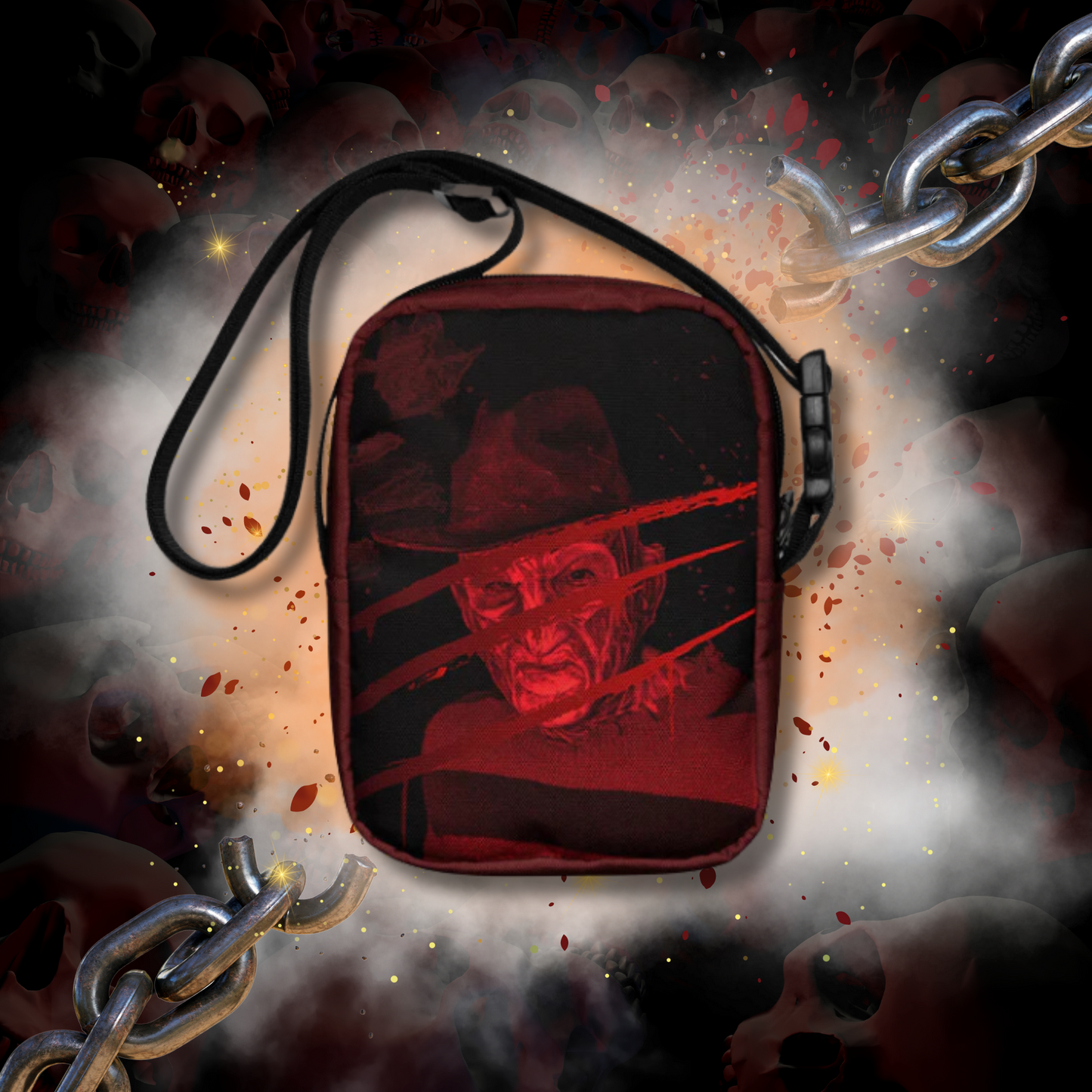 Nightmare on Elm Street Crossbody Bag Nightmare Fuel Freddy Krueger Classic Horror Accessory