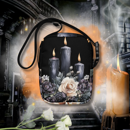 Goth Halloween Bag Goth Rose Crossbody Bag Gothic Halloween Accessory Goth Accessories