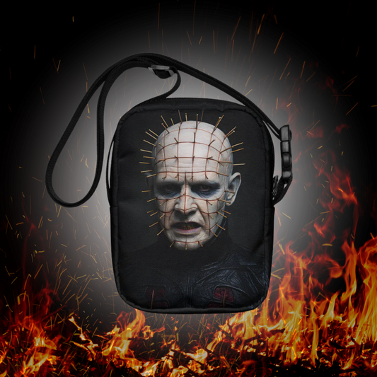 Classic Horror Crossbody Bag Classic Horror Canvas Purse Cenobite Fan Gift Spooky Gothic Accessory Iconic Film