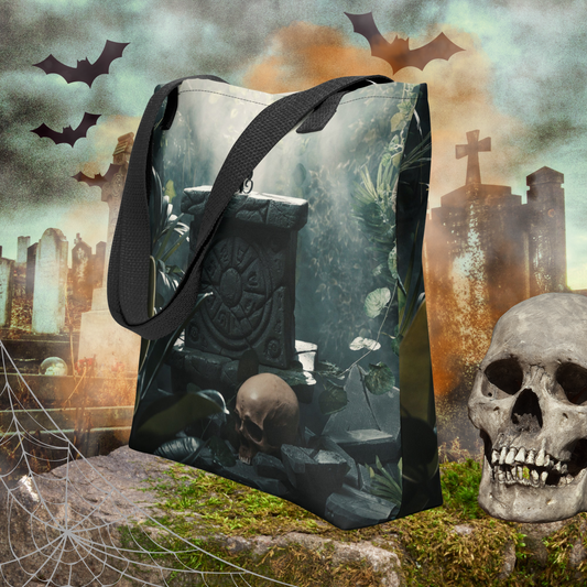 Halloween Goth Tote Bag | Goth Halloween Bag