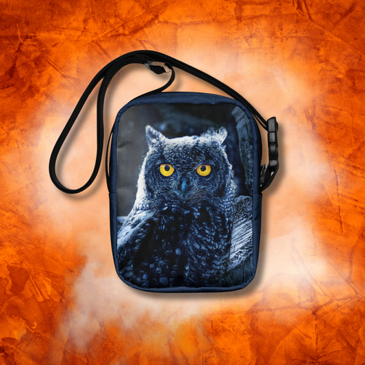 Owl Crossbody Bag Spooky Owl Purse Crossbody Bags with Owls Bird Lovers Bag Epic Owl bag