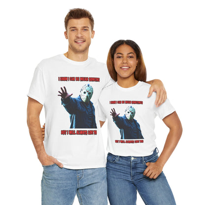 Jason Mask Unisex Tee - Funny Classic Horror Movie Shirt