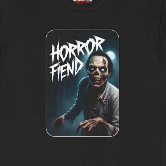 Horror Fiend Unisex Heavy Cotton Tee - Spooktacular Graphic Tee for Horror Enthusiasts
