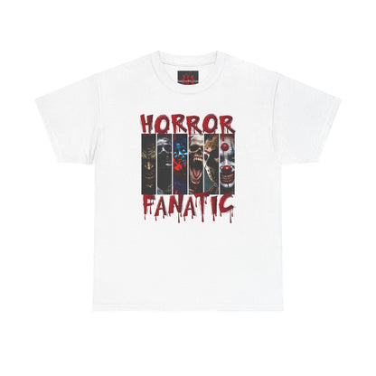 Horror Fanatic Unisex Heavy Cotton Tee - Perfect for Halloween and Horror Lovers