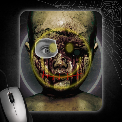 Custom Horror Doll Pop-Art Mouse pad
