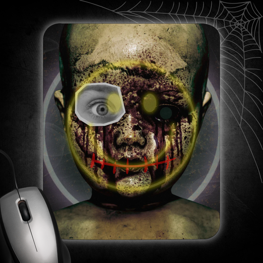 Custom Horror Doll Pop-Art Mouse pad