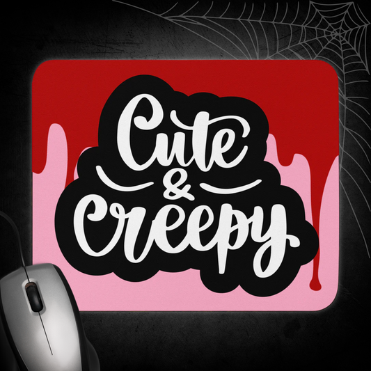Cute and Creepy Horror Mouse Pad