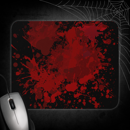 Blood Splatter Mouse Pad