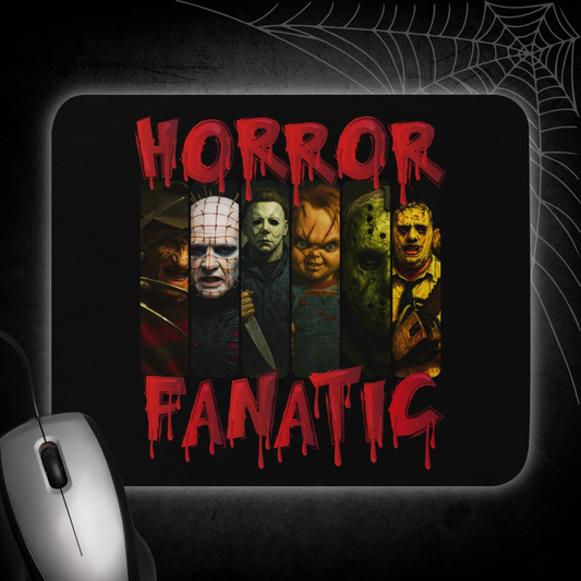 Horror Fanatic Classic Horror Icons Exclusive Mouse Pad of Slasher Lovers