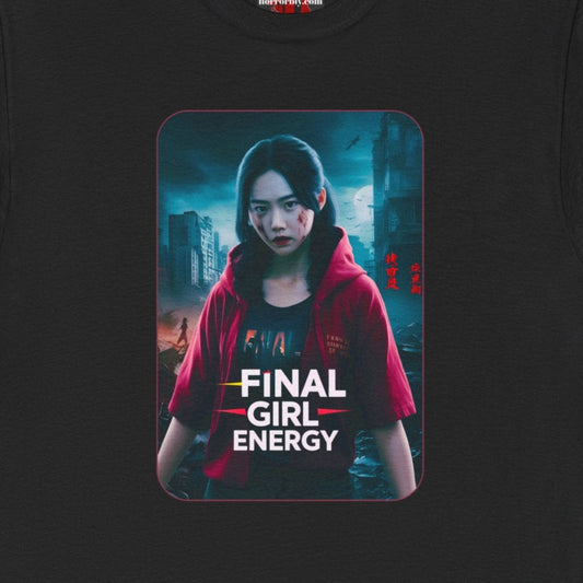 Final Girl Energy Unisex Heavy Cotton Tee - Horror Fan Shirt
