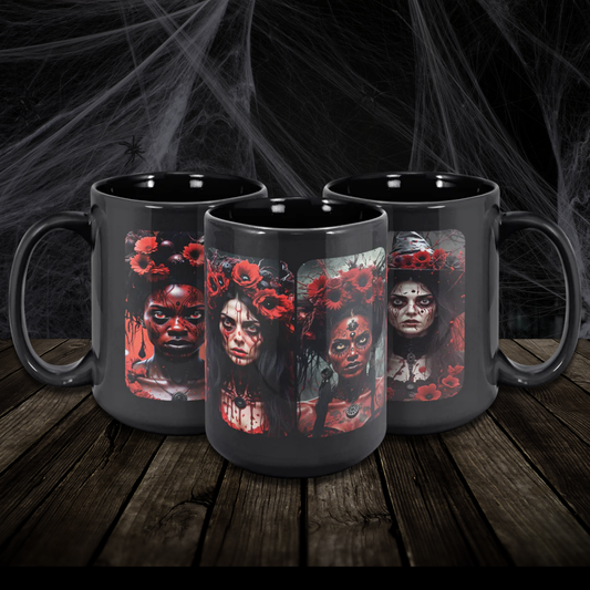 Priestesses of Horror Ceramic 15oz Mug for Drinking Liquid Stuff