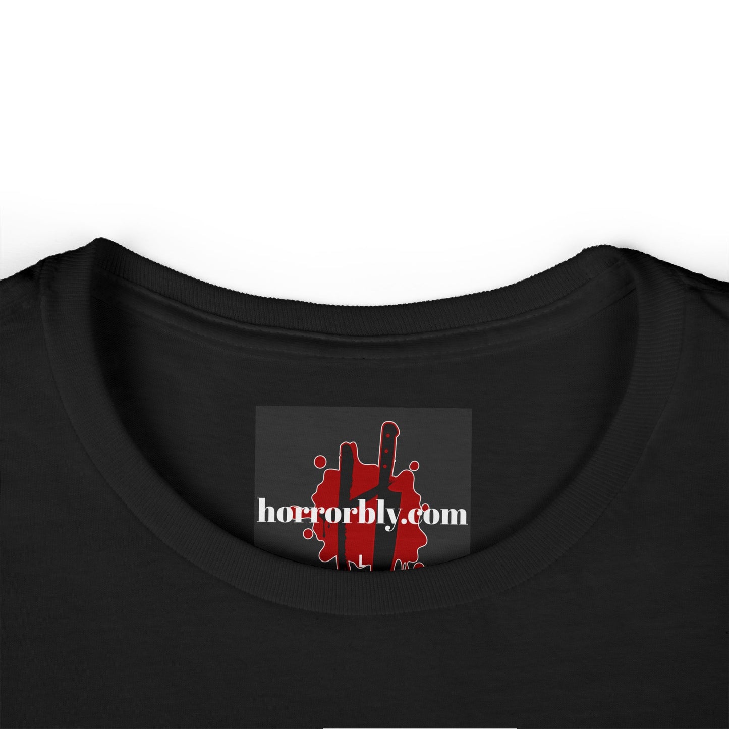 I Love Horror Women's Graphic Tee - Perfect for Halloween Fans