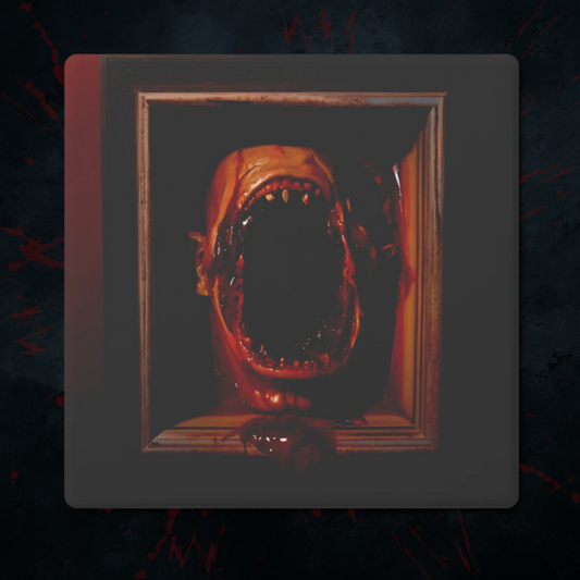 Gore Horror Face Coasters, Set of 4