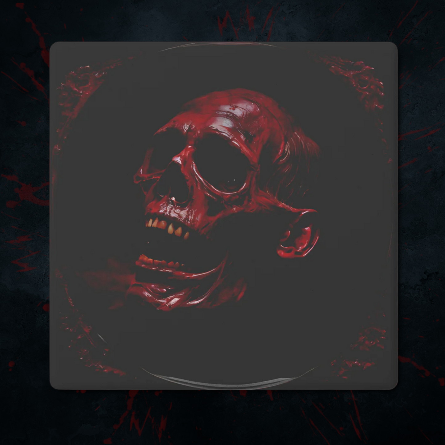Gore Horror Creepy Skull Coasters
