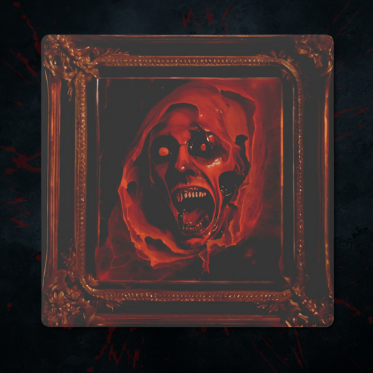 Red Gore Horror Coasters, Set of 4
