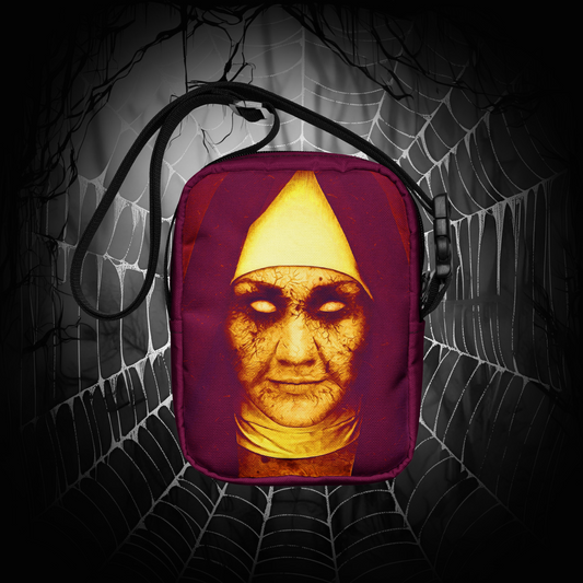 Horror Nun Bag Evil Nun Handbag Scary Nun Crossbody Bag for Halloween Creepy Nun Bag Horror Merch