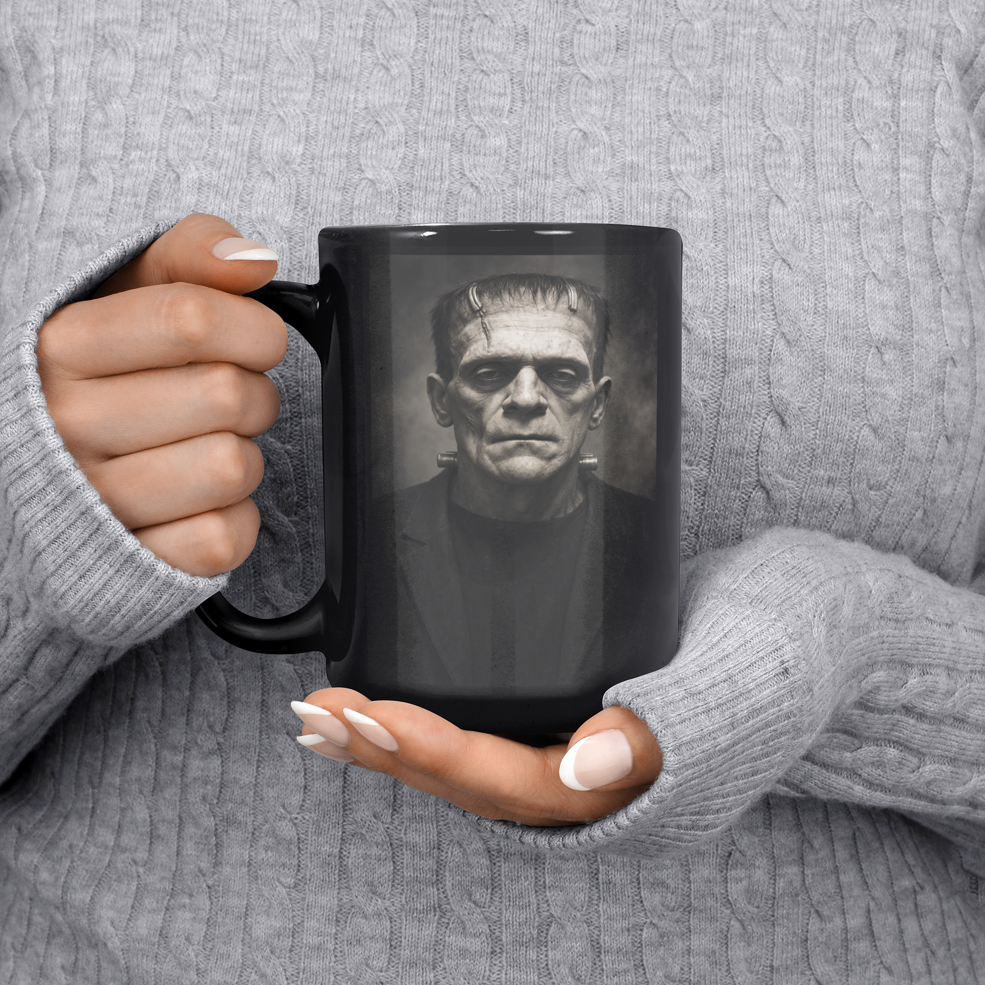 Classic_Horror_Villains_15o_Mug_Franken_Lifestyle_LH_Chest_Mockup.png