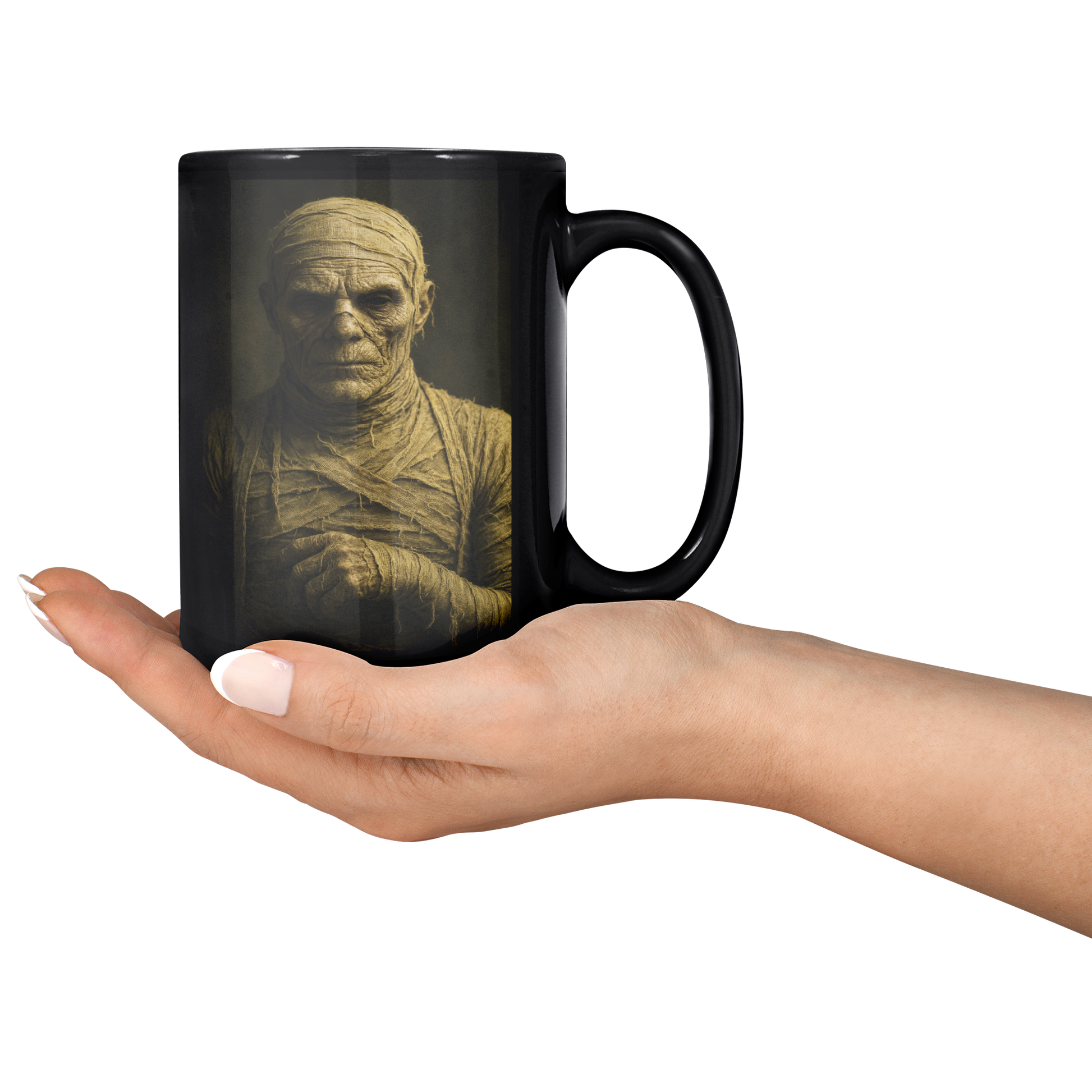 Classic_Horror_Villains_15o_Mug_Franken_Lifestyle_RH_Serving_Mockup.png