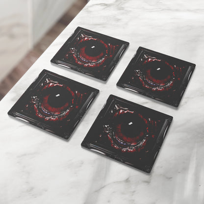 Creepy Eye Gore Coasters, Set of 4