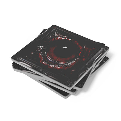 Creepy Eye Gore Coasters, Set of 4