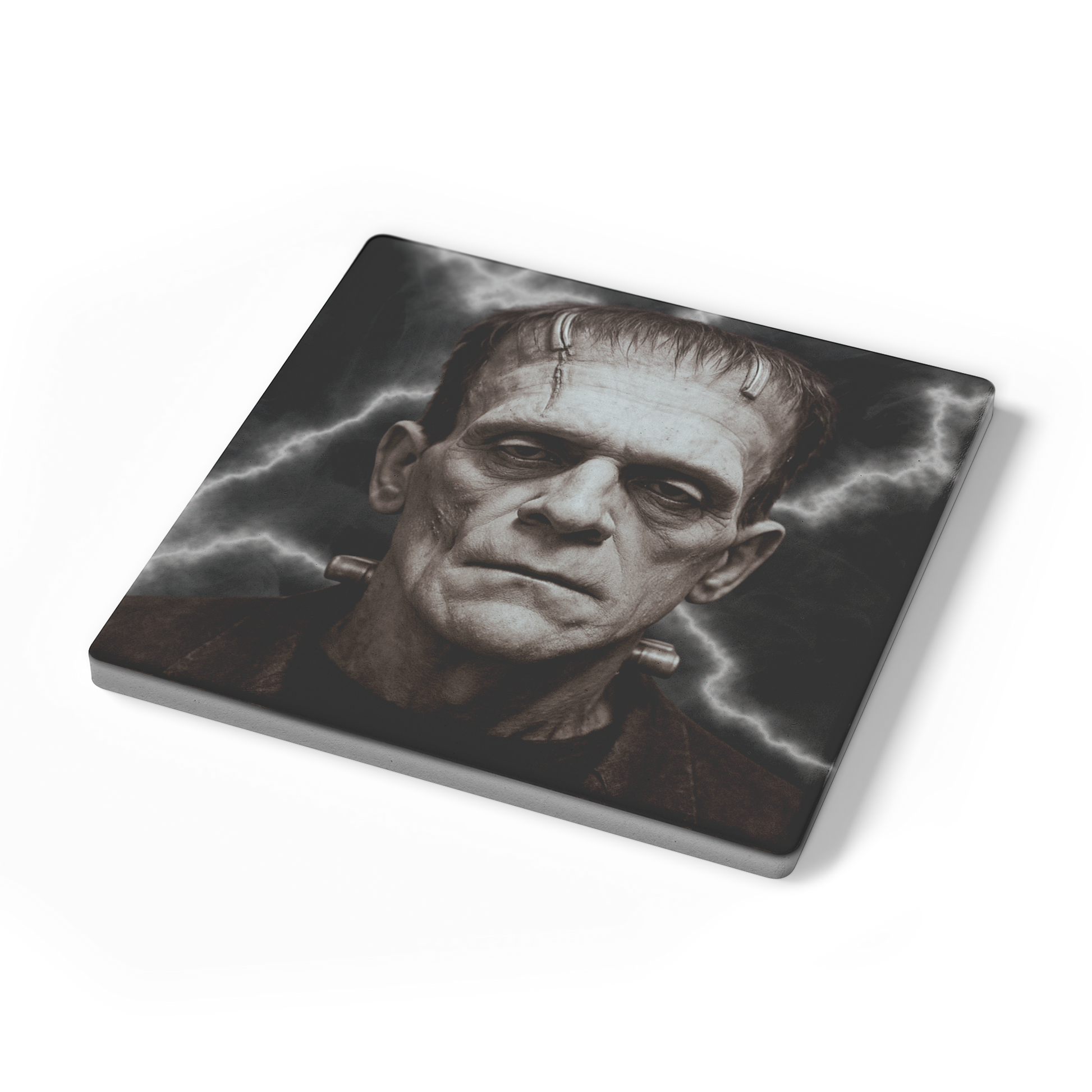Frankensteins_Monster_Coasters_Set_of__SquareStoneCoaster_Angle_Mockup.png