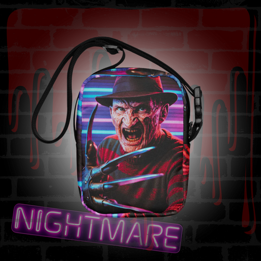 Classic Horror Character Freddy Crossbody Bag Canvas Purse Vintage Horror Fan Gift Classic Slasher Film